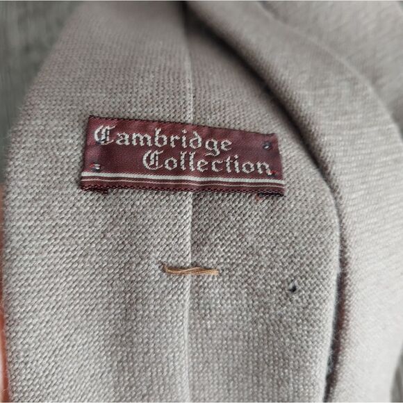 Cambridge Collection Brown Wool Tie - Picture 3 of 5